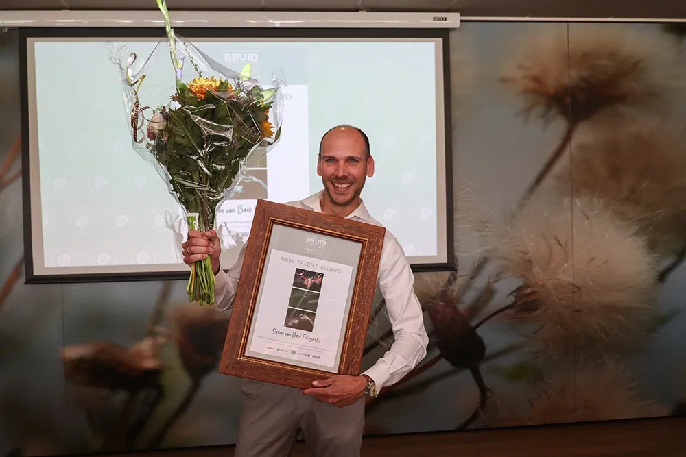 Foto van de New Talent Award 2024 winnaar Stefan van Beek