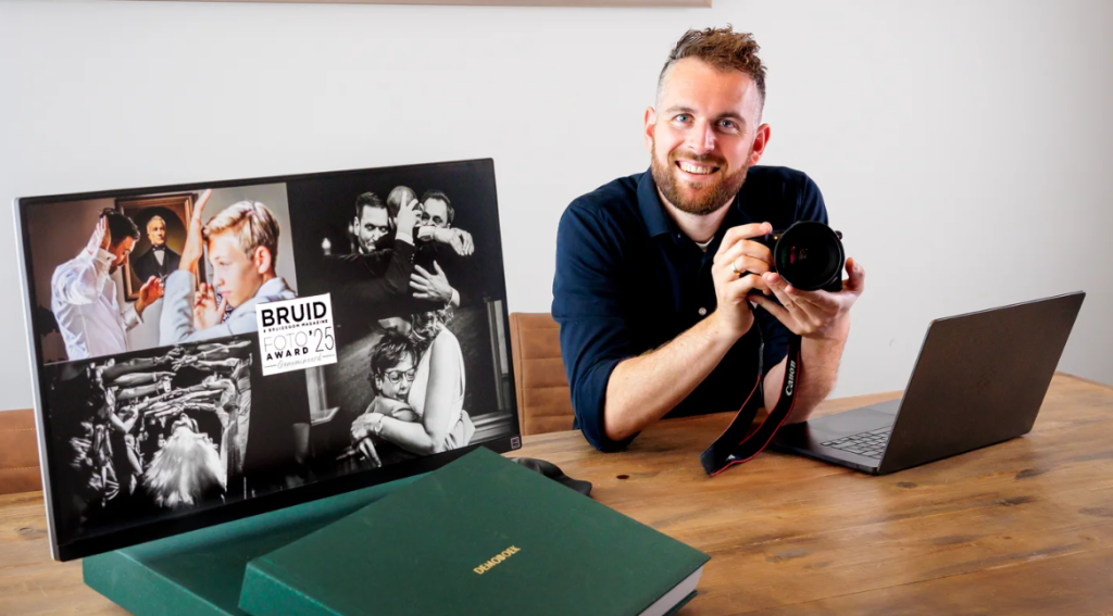 Rick de Jongh, genomineerd met 4 foto's voor de Bruidsfoto Award 2025