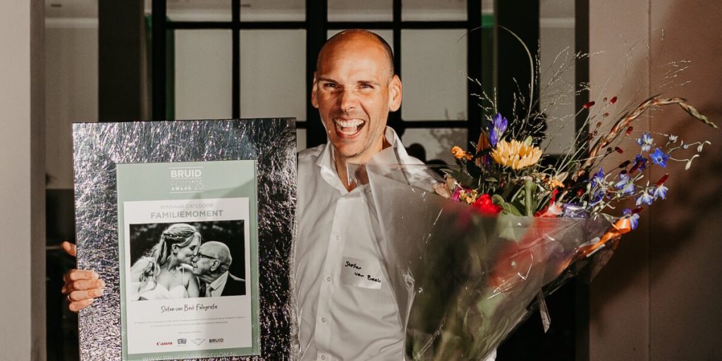 Stefan van Beek Fotografie wint award in de categorie familiemoment van de Bruidsfoto Award