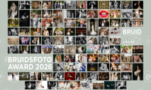 Bruidsfoto Award banner met alle genomineerde bruidsfotografen